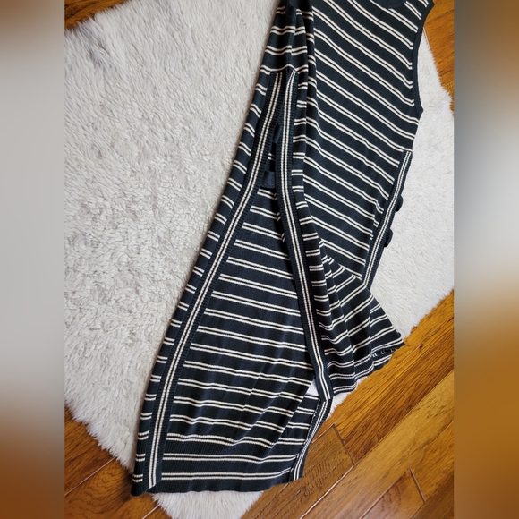 Mer Sea Anywhere Tunic Open Sides Navy Blue Stripes Women's Small/Medium - Picture 5 of 10